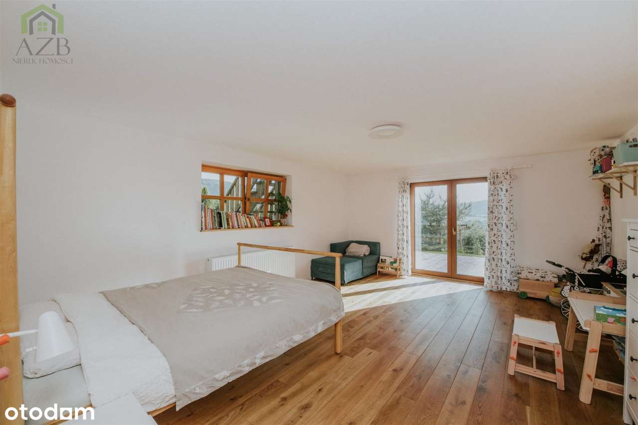 Sielankowy dom z dużą działką - Zasań - Myślenice-9