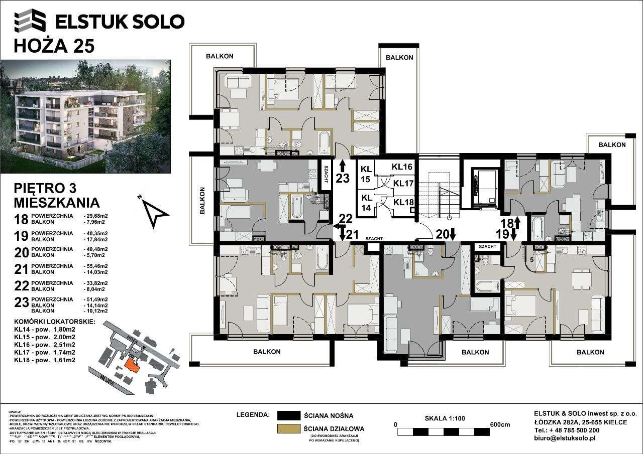 Hoża 25 - wysoki standard-15
