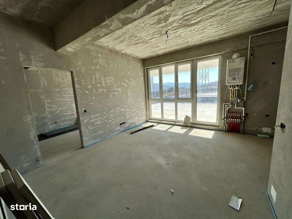 Apartament de 2 camere semifinisat, CF , 53,45 mp, terasa 60,31 mp, zo - Imagine principală: 3/10