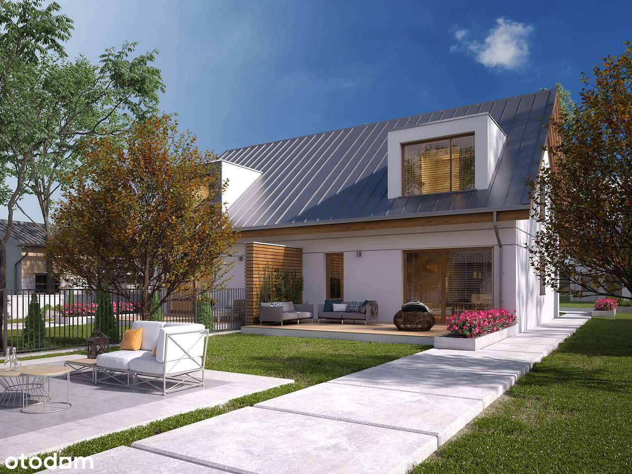 Bliźniak, urokliwie położony, spokój, b. dobra komunikacja - Pełny obrazek: 5/20