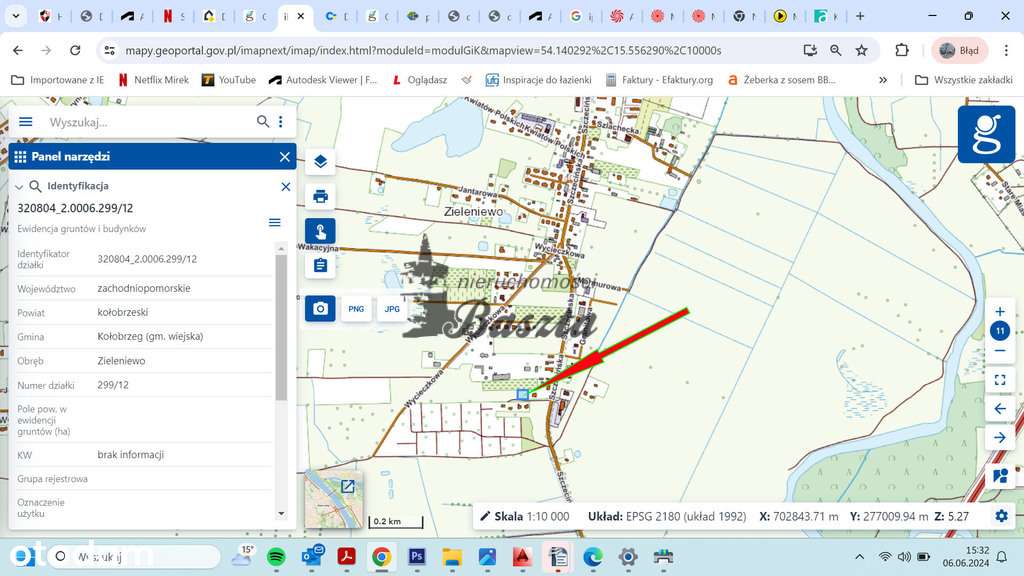 Działka inwestycyjna Zieleniewo/Kołobrzeg - Pełny obrazek: 5/7