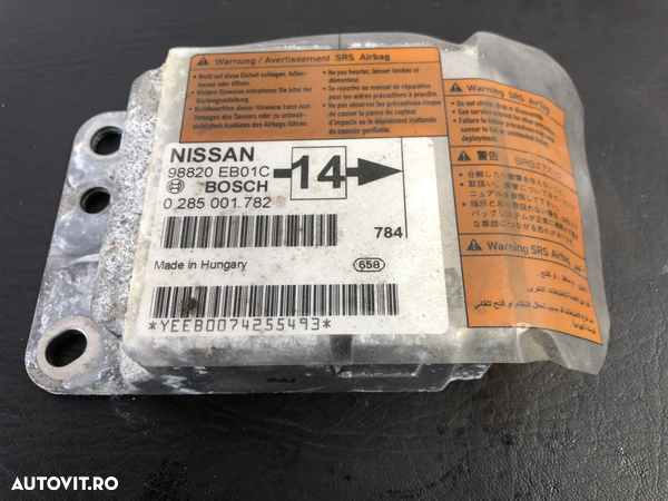 Calculator airbag Nissan Navara D40 Double Cab 2.5 dCi 4x4 Automatic, 171cp - 1