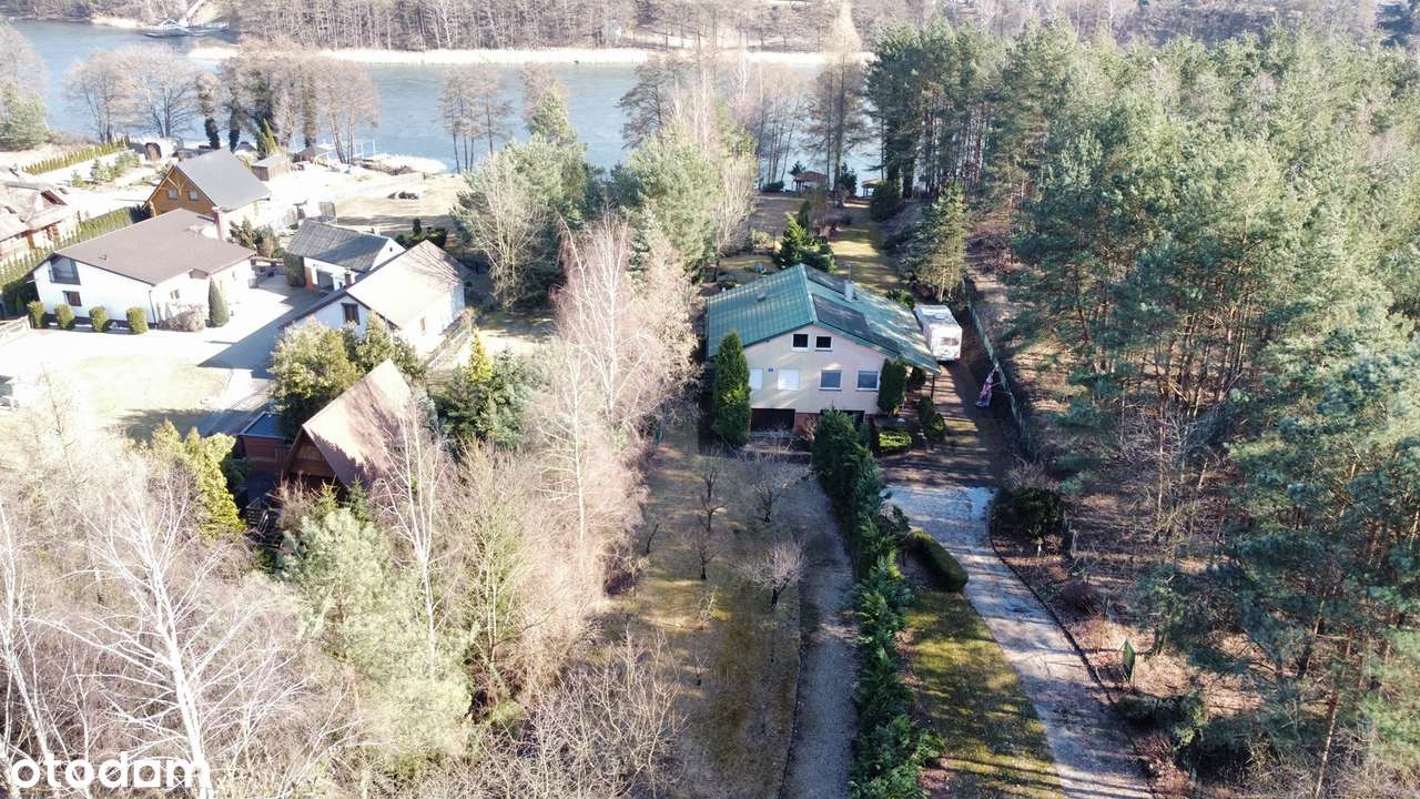 Urokliwa posesja bezpośrednio nad Jeziorem Ślesińskim-9