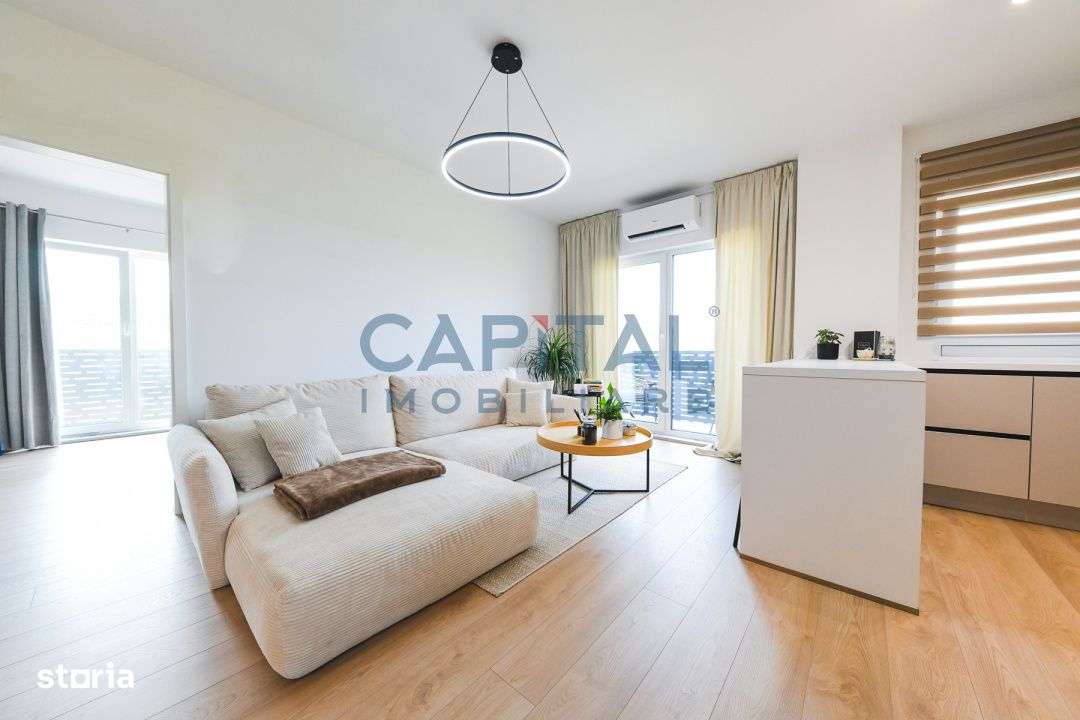 Apartament Lux 3 camere, 2 bai | Floresti | Comision 0% - Imagine principală: 3/19