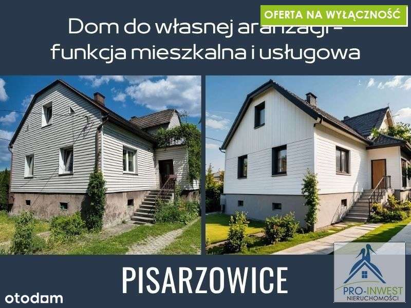 Dom na sprzedaż, 4 pokoje, 99 m², Pisarzowice