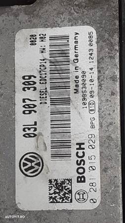 Calculator motor VW Passat CC 2000 d 140 cp cod 03L907309 - 1