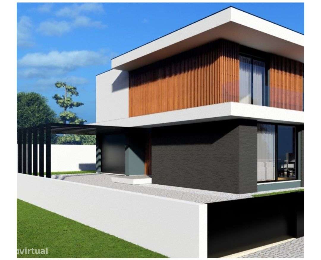 Moradia Geminada V4 em Construção – Palmeira, Braga-1