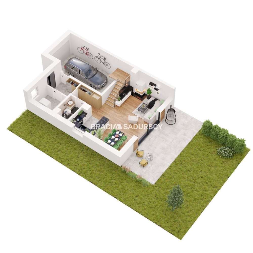 pozwolenie na 12 domów, fundamenty, media, Mników - Pełny obrazek: 5/15