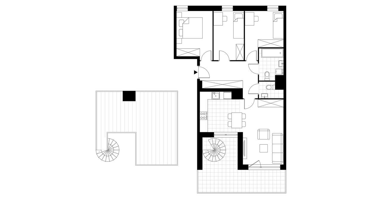 4-pokojowe mieszkanie 69m2 Bezpośrednio - Pełny obrazek: 4/7