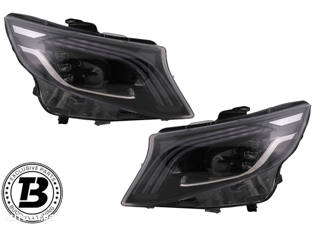 Faruri Full LED compatibile cu Mercedes V Class W447 - 15