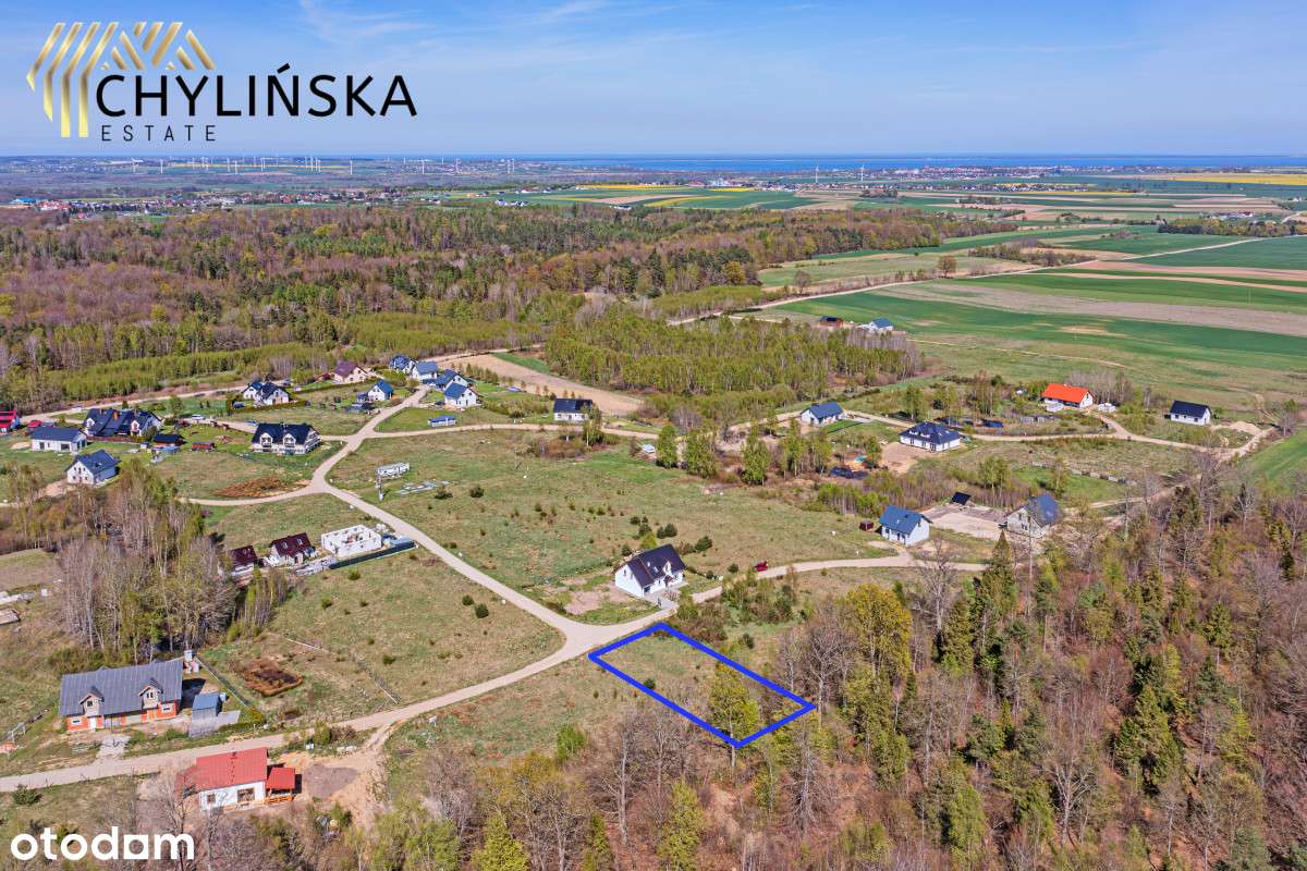 Słoneczna działka z linią lasu blisko Pucka - Pełny obrazek: 3/19