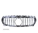 GRELHA FRONTAL PARA MERCEDES CLA W117 13-16 GTR STYLE PRETO BRILHANTE - 4