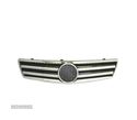 GRELHA FRONTAL PARA MERCEDES SL R129 89-98 LOOK AMG PRETO CROMADO - 2