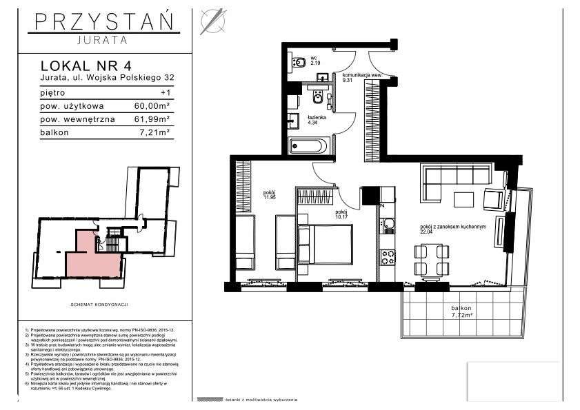 3 pokojowy apartament inwestycyjny w sercu Juraty-13