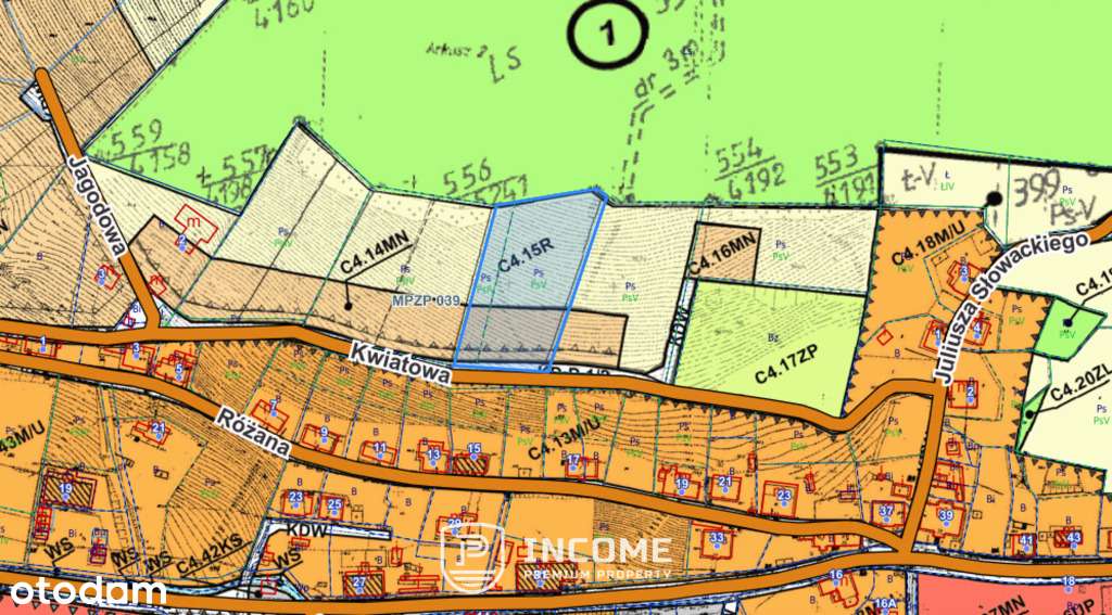 Walim- piękna działka przy samym lesie!! - Pełny obrazek: 4/5