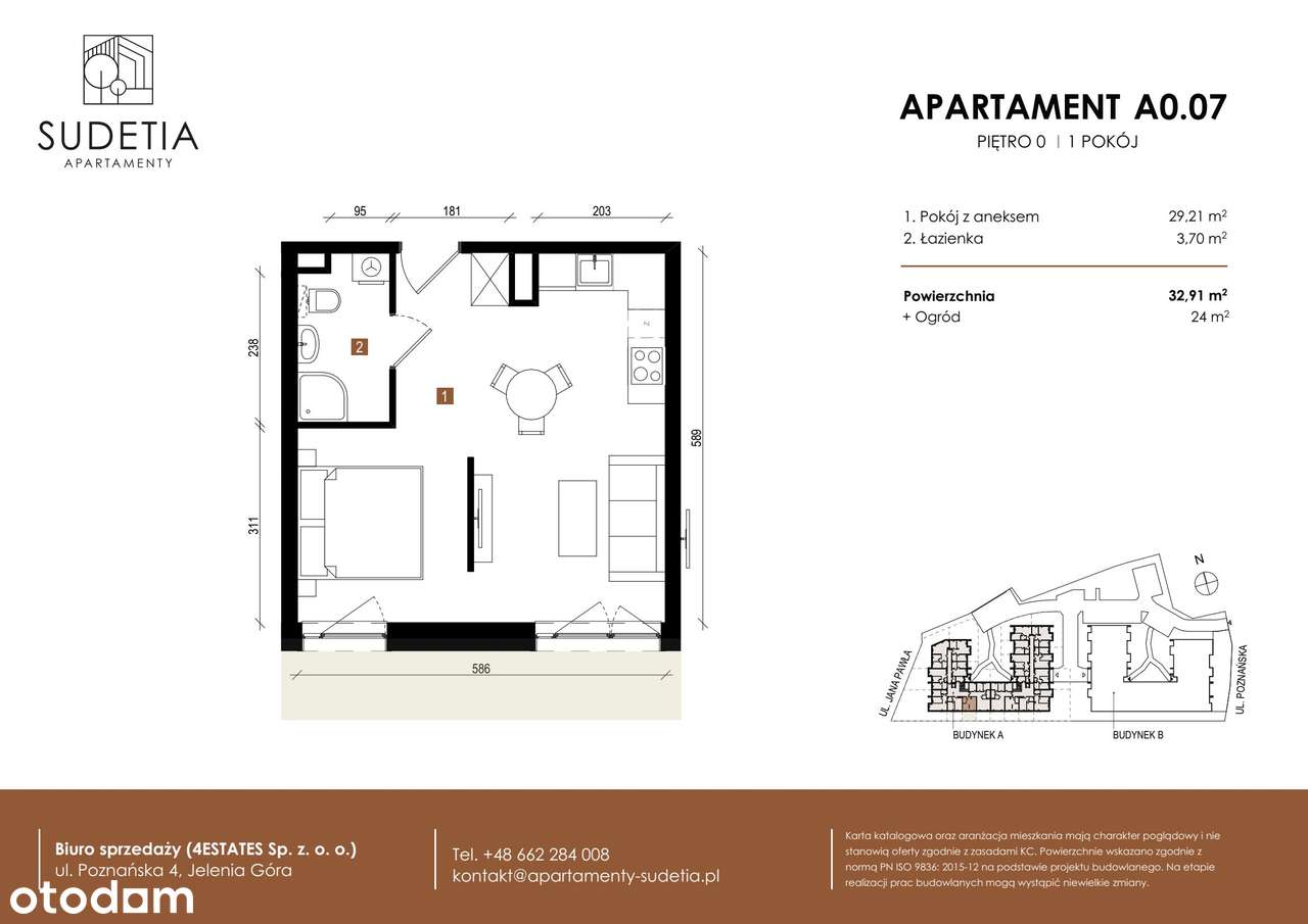 Apartamenty Sudetia | mieszkanie 1-pok. | A0.07 - Pełny obrazek: 2/7