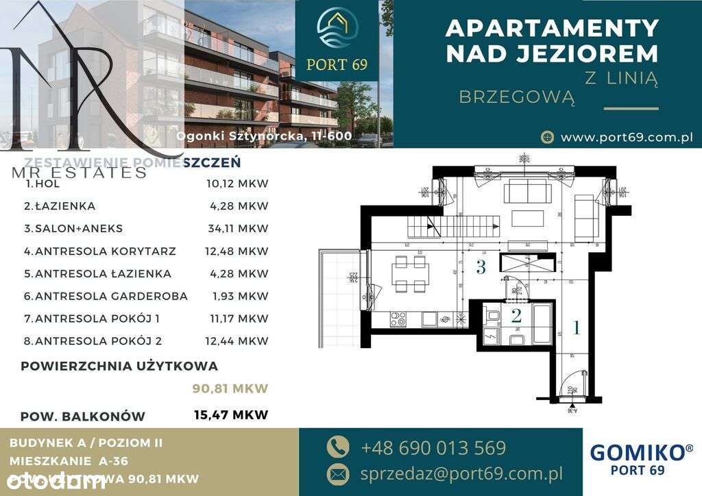Apartament z antresolą i własnym portem-18