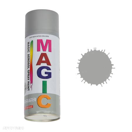 Spray vopsea MAGIC Argintiu , 400 ml. - 1