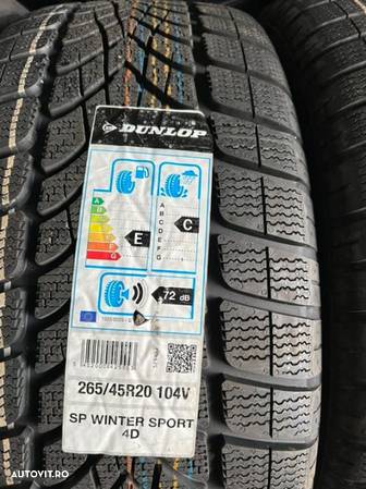 vând set anvelope 265/45/20-295/40/20 Dunlop de iarnă noi - 2