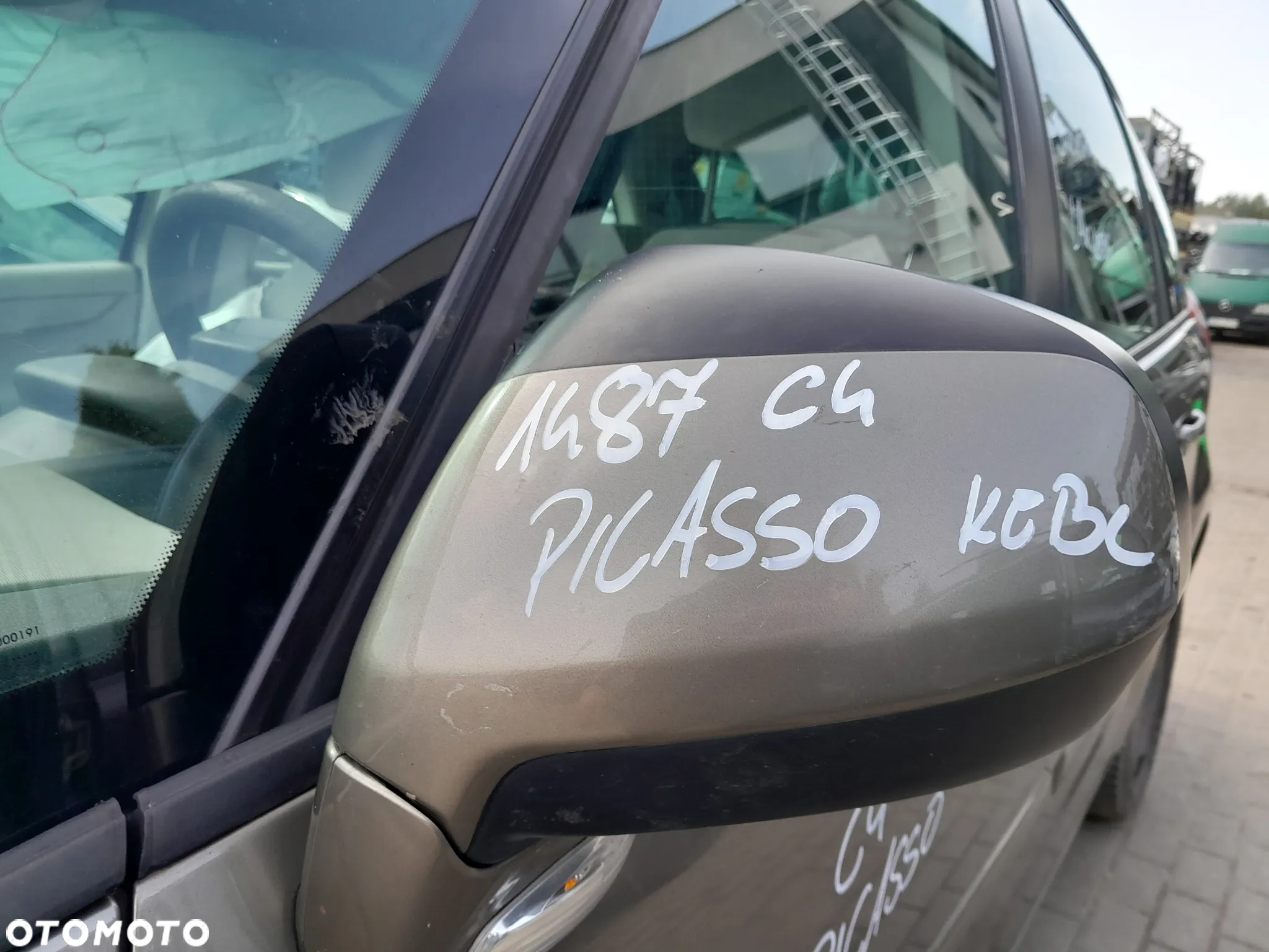 CITROEN C4 PICASSO LUSTERKO LEWE PRZEDNIE LEWY PRZÓD KOLOR: KEBC - 2