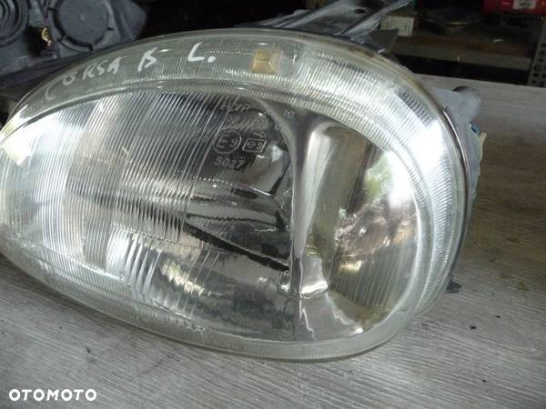 OPEL CORSA B COMBO LAMPA REFLEKTOR LEWY PRZÓD PRZEDNIA LEWA - 3