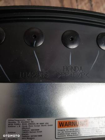 Poduszka powietrzna airbag Honda GL1800 Gold Wing 1042863 - 11