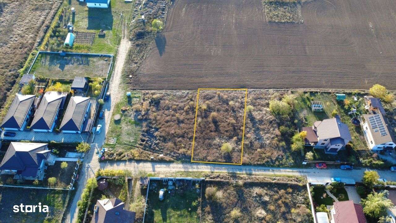 Lot 735 mp intravilan Sos. Unirii 291 Balotesti - Imagine principală: 3/5