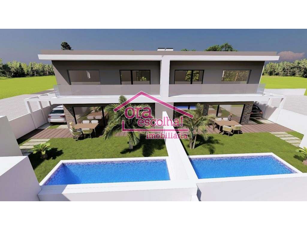 Moradia Geminada T4 com PISCINA, Pérgula no Casal do Marco! - Grande imagem: 2/9