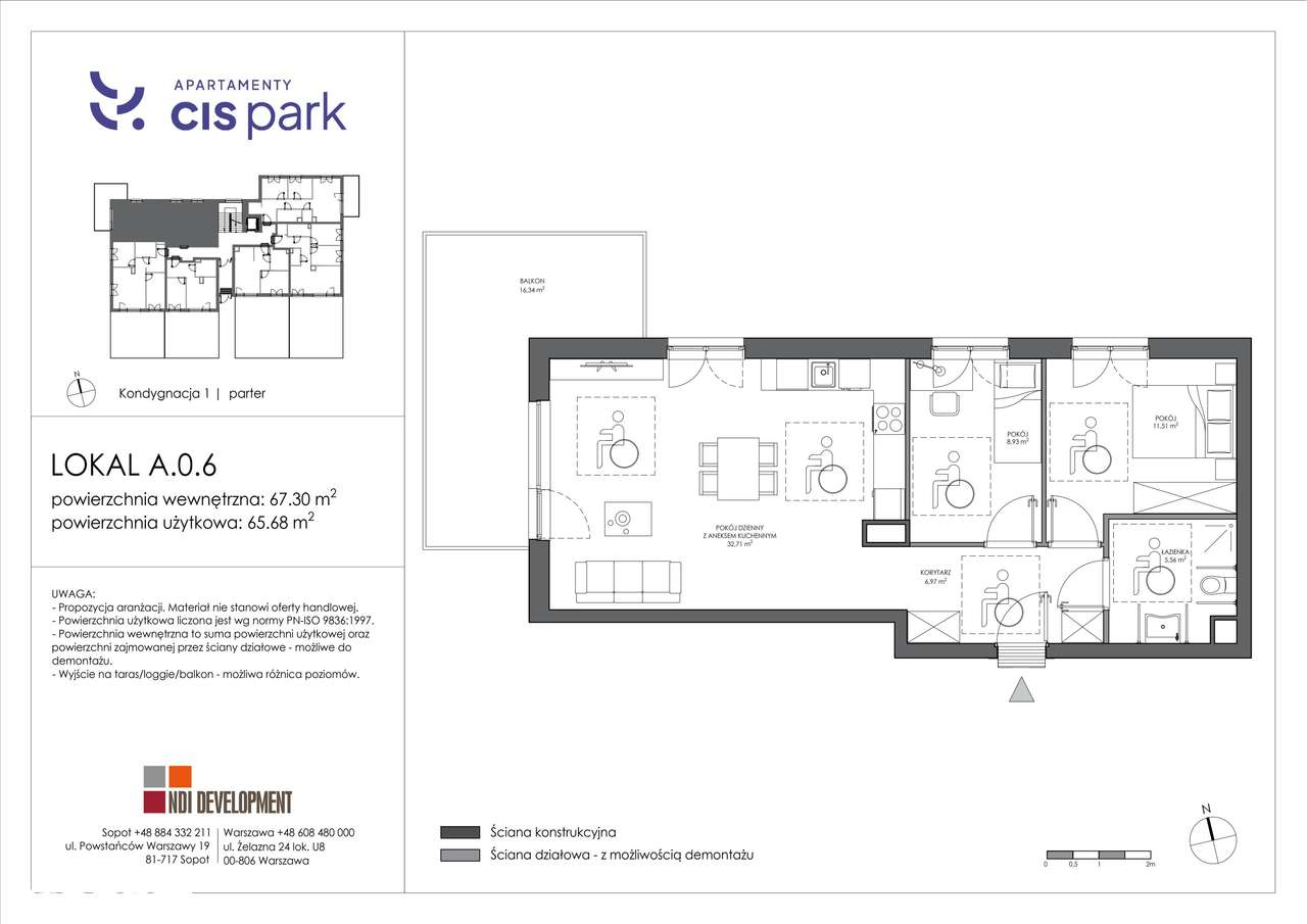 3-pokojowe mieszkanie 64m2 + balkon Bez Prowizji - Pełny obrazek: 2/9