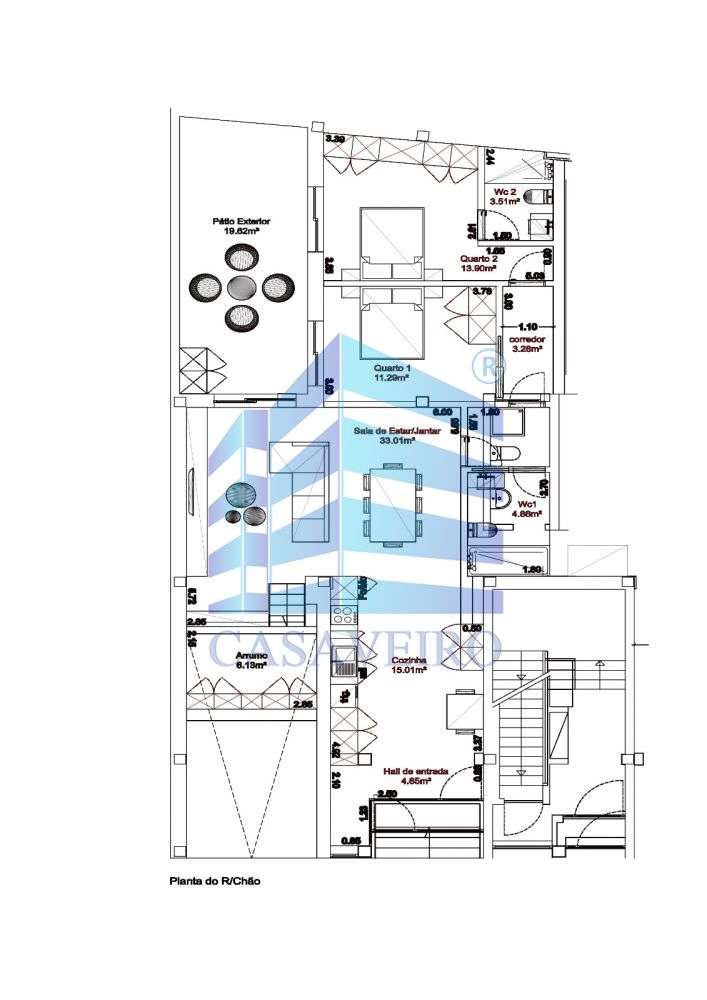 Apartamento T2+1 com terraço em Esgueira-12
