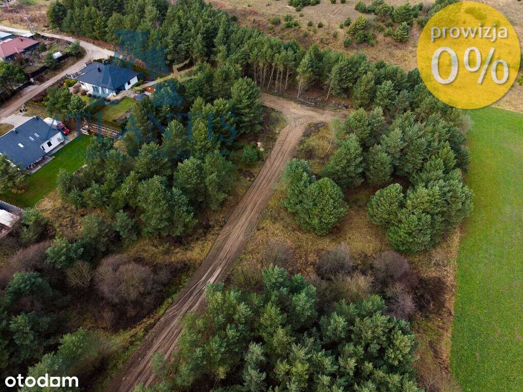 Działki budowlane z warunkami zabudowy przy lesie-1