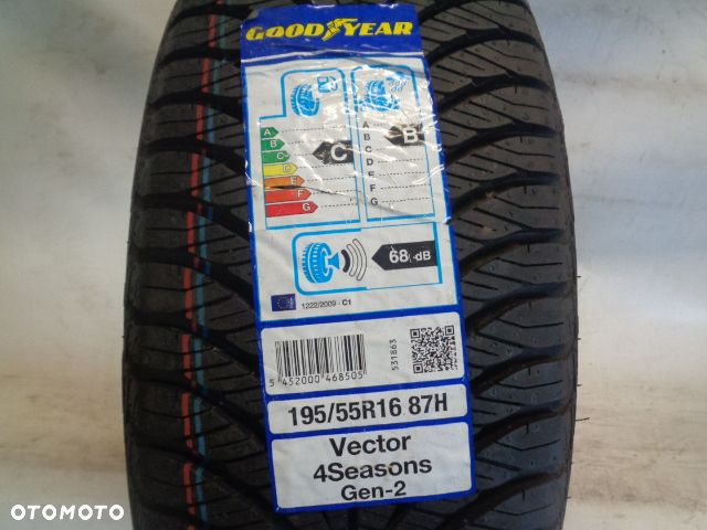 1X GOODYEAR VECTOR 4SEASONS GEN-2 195/55R16 87H - 2