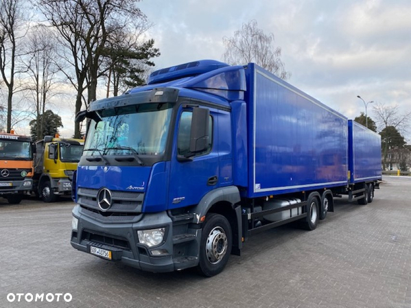 Mercedes-Benz MERCEDES ANTOS 2636 6X2 CHŁODNIA Z AGREGATEM THERMO KING T-600R Z NIEMIEC  zestaw z PRZYCZEPĄ SCHMITZ ZKO 18 IZOTERMA  NR. REF . 2030 - 2