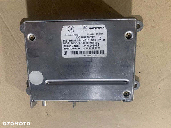 Moduł telefonu Bluetooth A2118702726 mercedes s w220 lift - 1