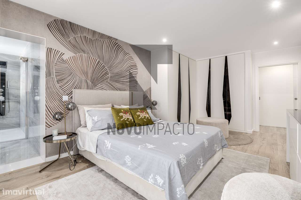 T4 Duplex de Luxo Mobilado, com 2 Terraços e Box para 2 Carros | Mo...-44