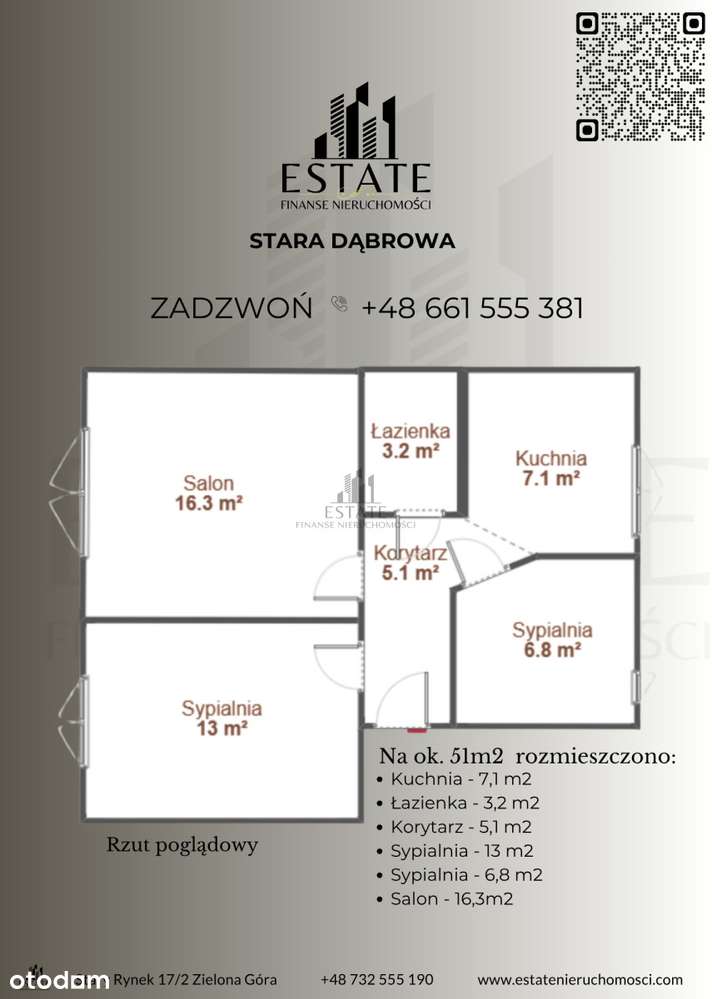 Mieszkanie 51 m² na sprzedaż blisko Wolsztyna-7