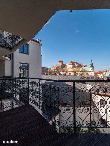 Widok na Wawel, apartament 75 m2 z balkonem, 3 pok