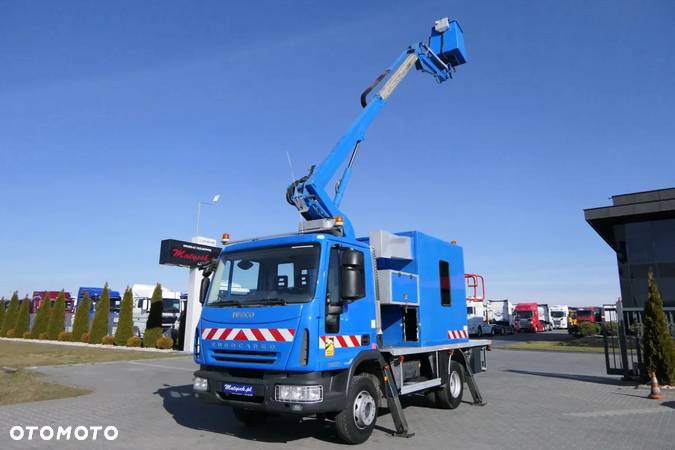 Iveco EUROCARGO 100E18 / ZWYŻKA / PODNOŚNIK KOSZOWY / 152 TPM - 15 M / - 2