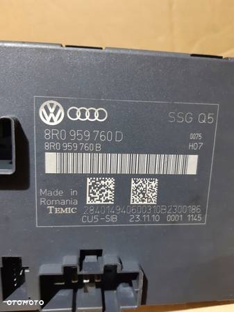 AUDI Q5 8R MODUŁ STEROWNIK PAMIĘCI FOTELA 8R0959760D - 5