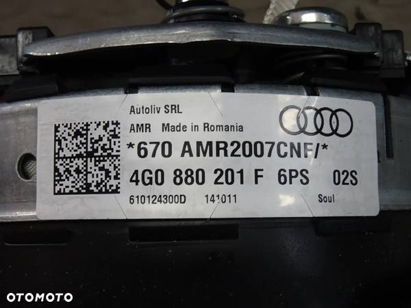 4G1857001 4G0880201F 4G8880204E deska konsola poduszki Audi A6 C7 czesci - 4