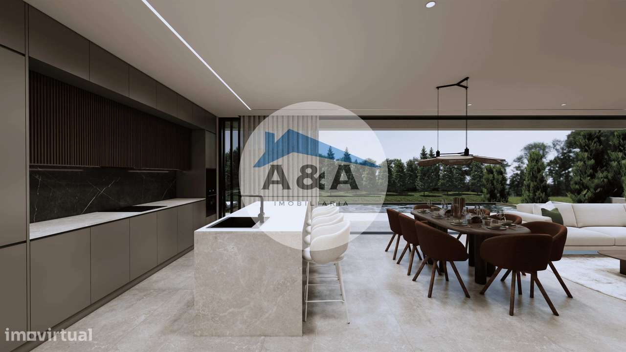 Elegância Térrea com Piscina e Vistas Panorâmicas - Alcobaça-7