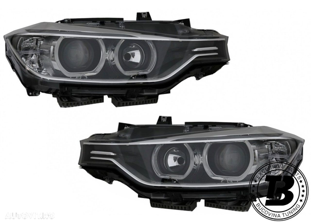 Faruri LED Angel Eyes compatibile cu BMW Seria 3 F30 F31 - 2