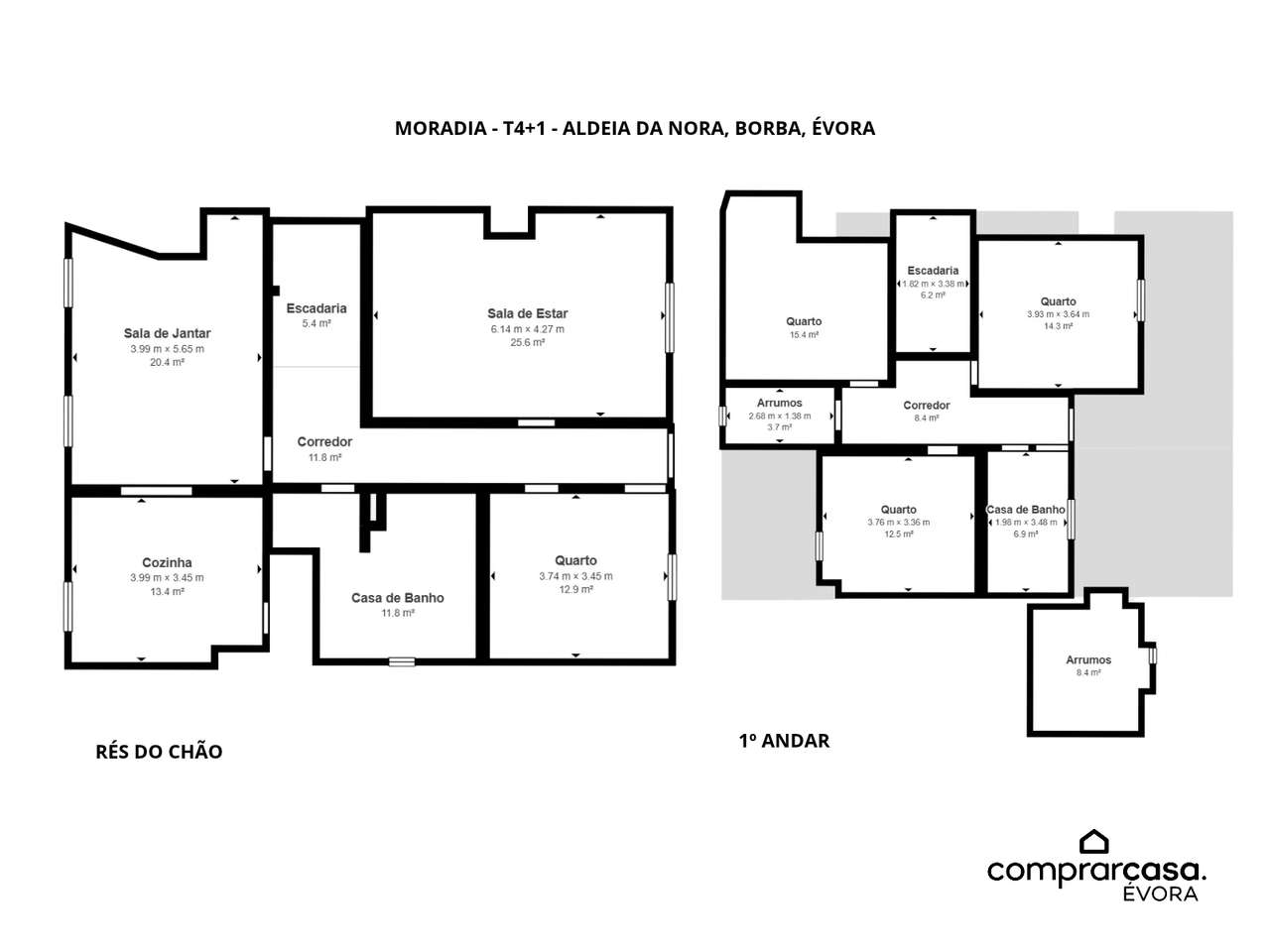 Moradia Isolada T4+2 com 245 m2 em Lote com 961 m2 na Aldeia de Nora,-26