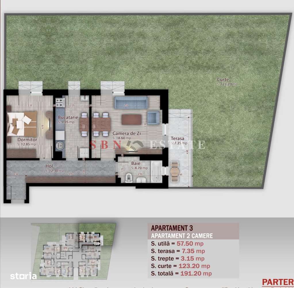 Apartament 2 Camere | Theodor Pallady | Bloc Nou | Curte-1