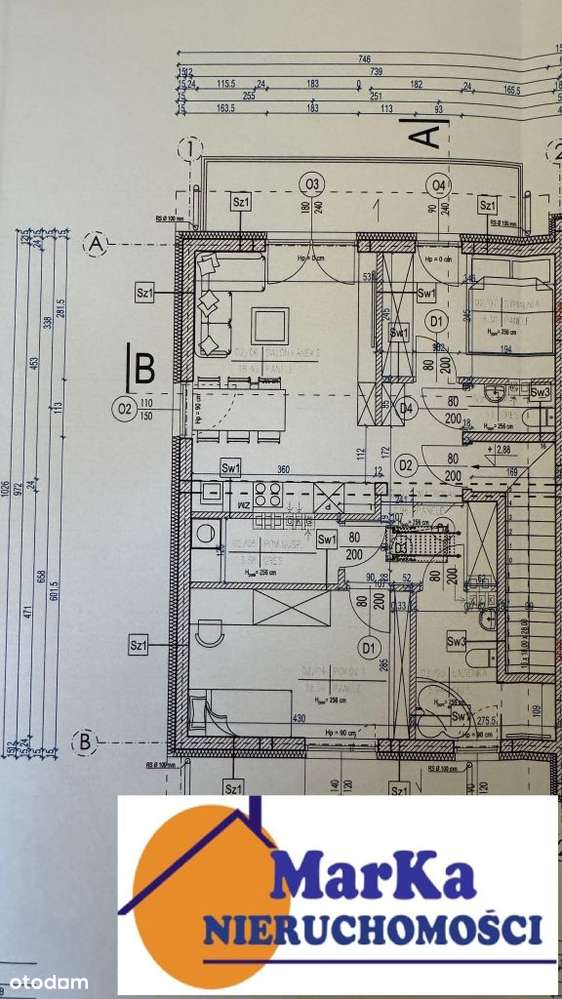Mieszkanie, 64 m², Kielce-5