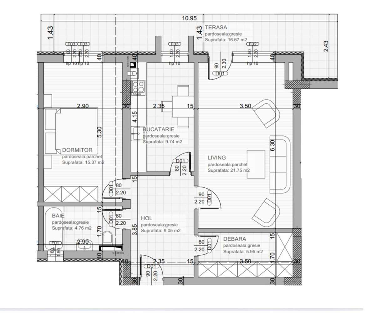 Apartament premium mobilat - M.Viteazu-8