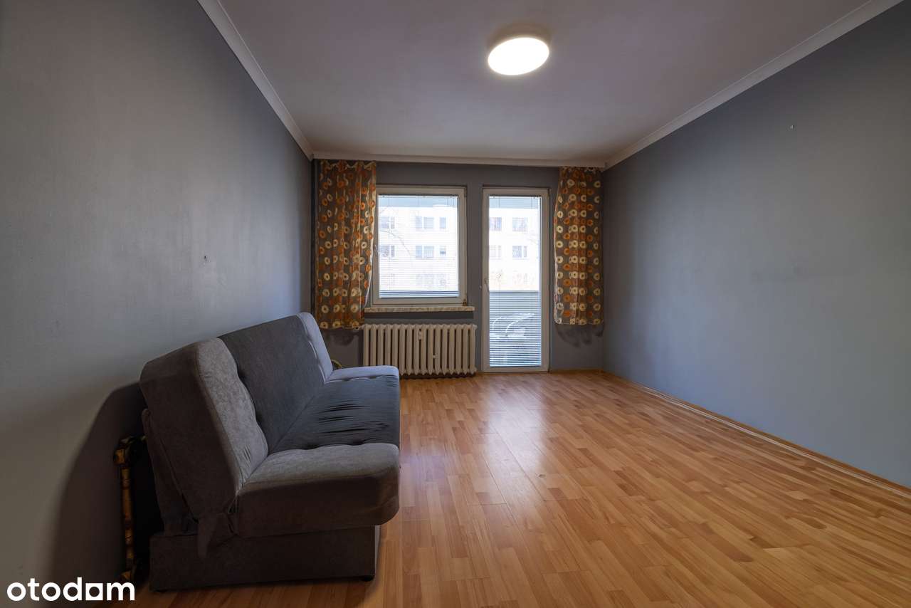 Parter | balkon | spokojne osiedle | możliwość aranżacji 2 pokoju - Pełny obrazek: 3/18