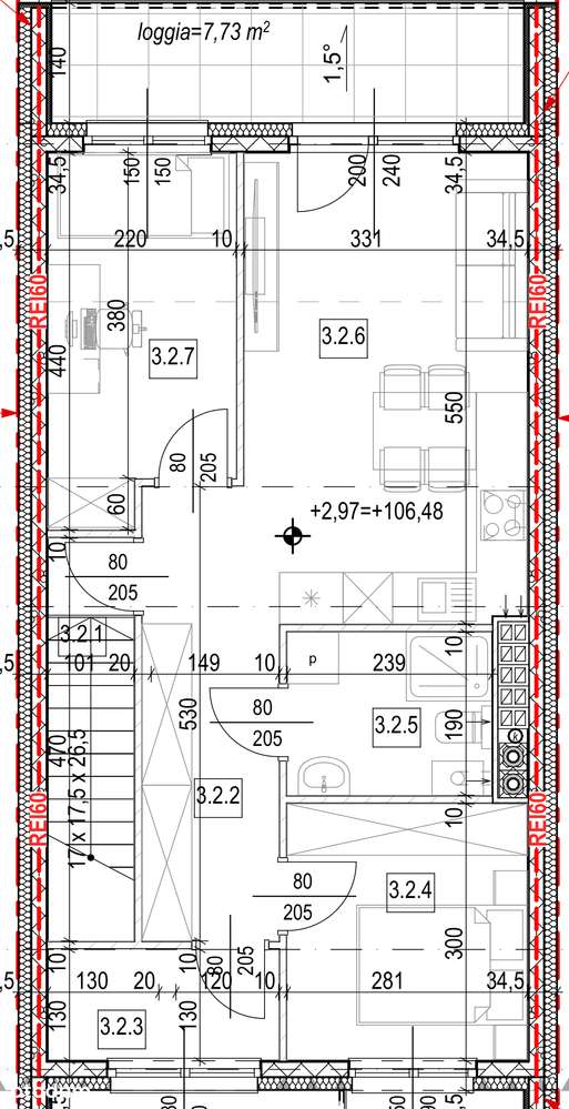 Mieszkanie 57,98+antresola 37m2 - 2mp w cenie.-5