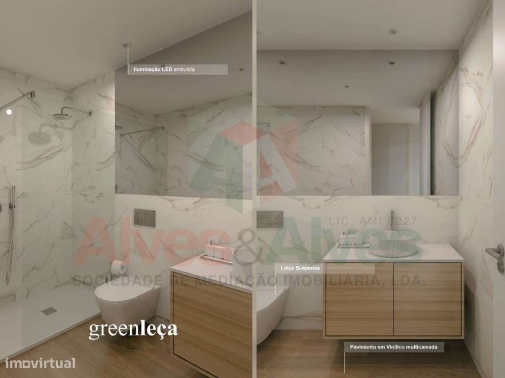 T2 Leça do Balio - Araújo - com 2 lugares de garagem (Obra em execu...-8