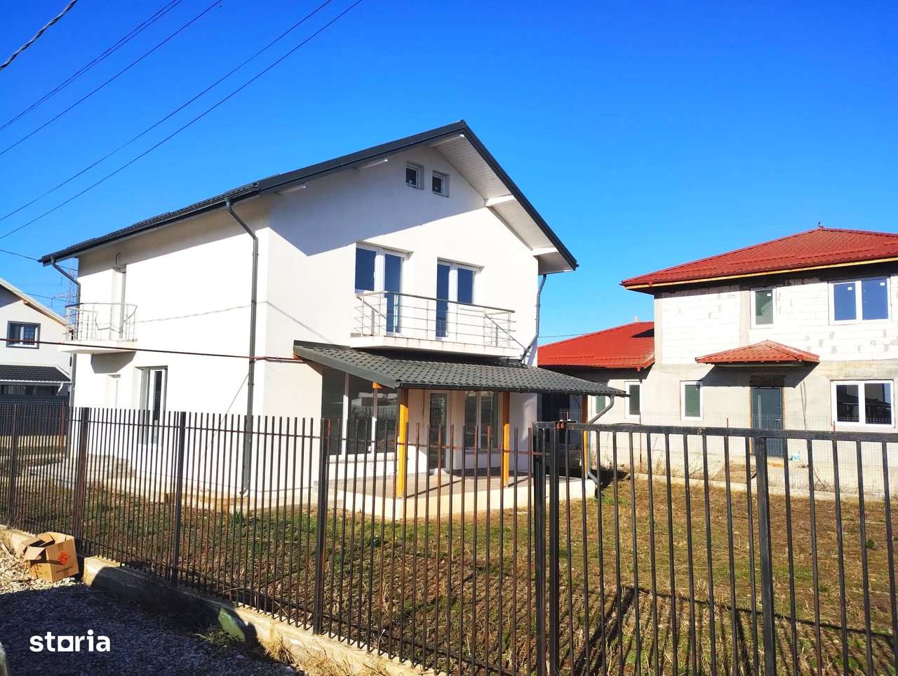 Casă individuală 5 camere, gata de mutare, 468 mp teren, asfalt - Imagine principală: 1/15